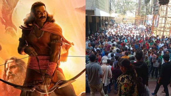 Adipurush Telugu and Hindi versions are set to release in Bangalore Narthaki and Santosh theatres 