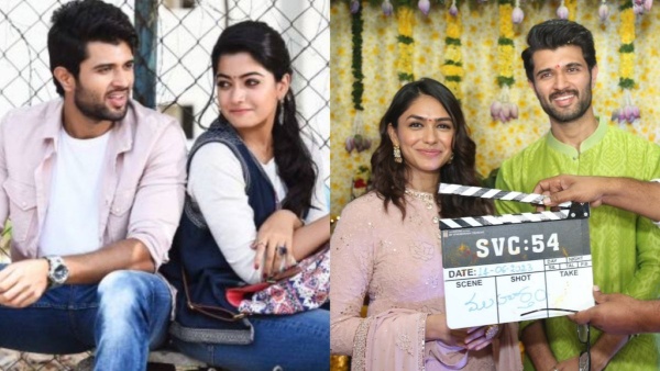 Vijay Deverakonda and Mrunal Thakur combos movie muhoortha done today Vijay Deverakonda and Mrunal Thakur combos movie muhoortha done today