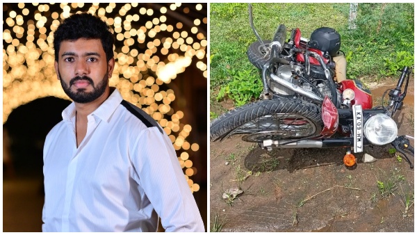 Parvathamma Rajkumars nephew Suraj Kumar met With An Accident