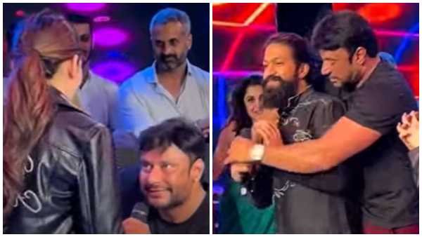 Club Abhiva: Darshan, Yashs Advice to newly married couple Abhishek Ambareesh and Aviva