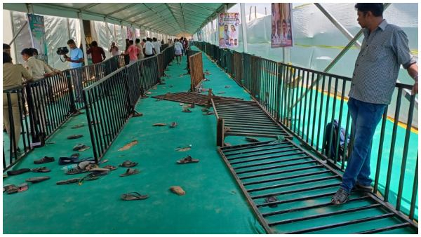 Police lathi-charged to disperse huge crowd gathered to Abhi- Aviva Beegara Oota Police lathi-charged to disperse huge crowd gathered to Abhi- Aviva Beegara Oota