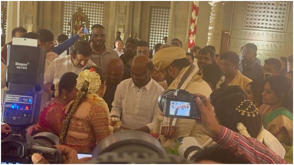 Rajinikanth, Yash, Mohan Babu, Ashwini Puneeth Rajkumar attended Abhishek and Aviva Bidapa Marriage Rajinikanth, Yash, Mohan Babu, Ashwini Puneeth Rajkumar attended Abhishek and Aviva Bidapa Marriage