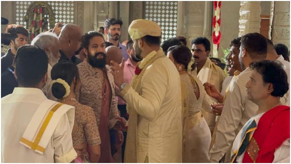 Rajinikanth, Yash, Mohan Babu, Ashwini Puneeth Rajkumar attended Abhishek and Aviva Bidapa Marriage Rajinikanth, Yash, Mohan Babu, Ashwini Puneeth Rajkumar attended Abhishek and Aviva Bidapa Marriage