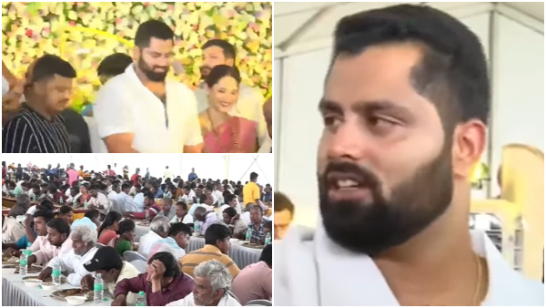 Thousand members working for Abhishek Ambareesh Aviva Bidapa beegara oota here is the details Thousand members working for Abhishek Ambareesh Aviva Bidapa beegara oota here is the details