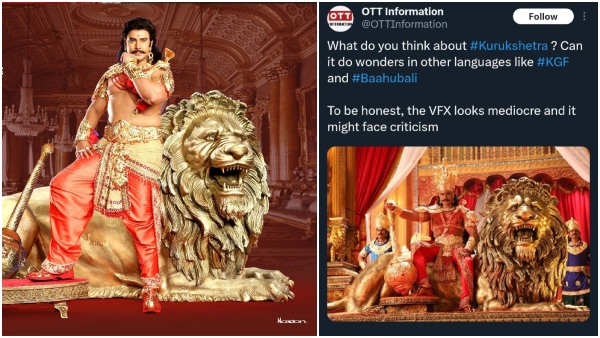 Telugu fans troll Kurukshetra VFX using Baahubali; now its turning to Prabhas Adipurush