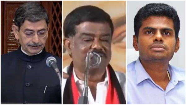 DMK MLA Shivaji Krishnamurthy arrested who commented Khushboo, Annamalai and Governor 