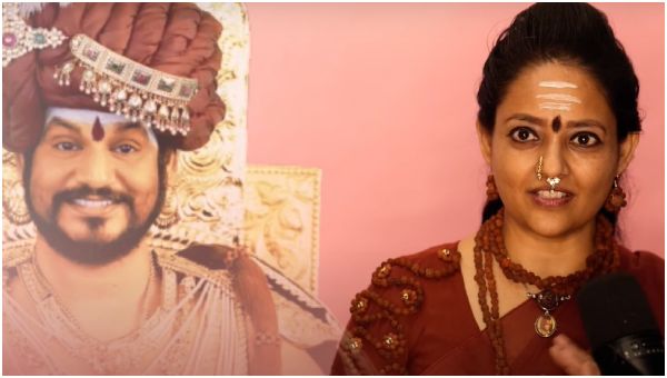 Ranjitha revealed name-shaming in childhood and Nithyanandas speech helped her
