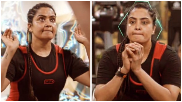 Telugu Actress Pragathi turns a weightlifter Telugu Actress Pragathi turns a weightlifter