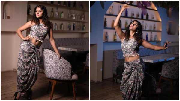 777 Charlie Heroine Sangeetha Sringeri Viral Bharatanatyam pose 777 Charlie Heroine Sangeetha Sringeri Viral Bharatanatyam pose