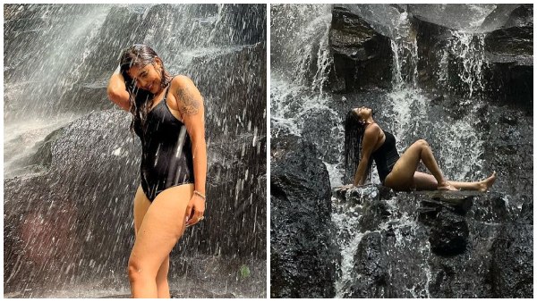 Aishwarya Shindogi hot Bikini pics from bali vacation 
