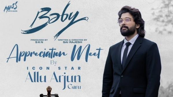 Baby Movie: Allu Arjun to grace the Baby Movie Appreciation meet as Chief Guest Baby Movie: Allu Arjun to grace the Baby Movie Appreciation meet as Chief Guest