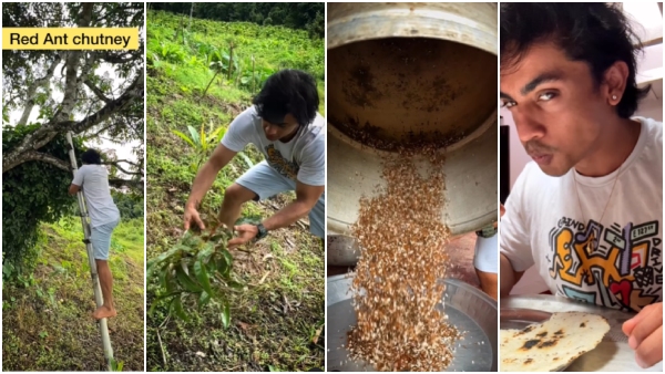 Dancer Kishan made red ant chutney