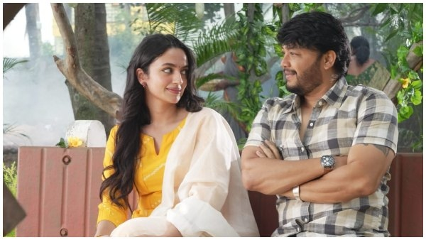 Makers drop Ganeshs Krishnam Pranaya sakhi first look poster ahead of his birthday Makers drop Ganeshs Krishnam Pranaya sakhi first look poster ahead of his birthday