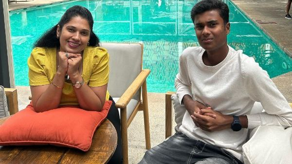 Puttakkana Makkalu serial actress Hamsa family photo goes viral Puttakkana Makkalu serial actress Hamsa family photo goes viral