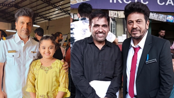 Shivarajkumars pilot and train master getup not for movie here is the details Shivarajkumars pilot and train master getup not for movie here is the details