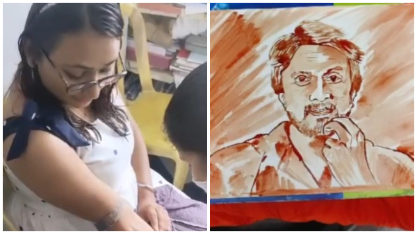 Sudeep-fan-blood- Portrait