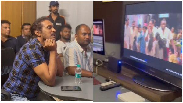 Real star Upendra started Dubbing for UI Kannada Movie video viral 