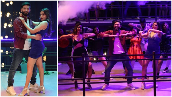 Diganth and Dhanya Ramkumar steps for Pub song in the kannada movie The Judgement