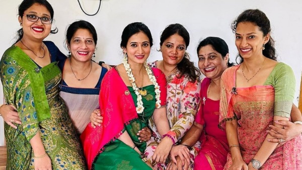 Harshika- Bhuvan: Harshika poonacha mehendi ceremony