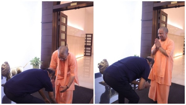 Jailer: Rajinikanth gets trolled for touches UP CM yogi aadityanaths feet 