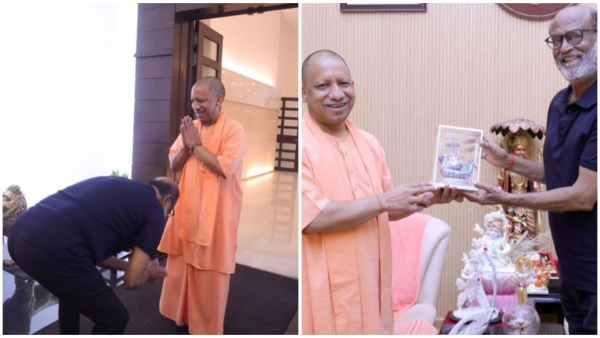 Jailer: Rajinikanth gets trolled for touches UP CM yogi aadityanaths feet 