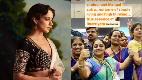 Actor Kangana Ranaut praises Chandrayaan-3 scientists for wearing bindi, sindoor