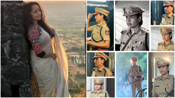 Actress Yamuna Srinidhi charmed as a police officer in Namma Lacchi Serial