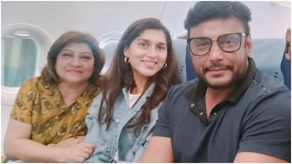 Darshan flies to kerala for Kaatera Song shoot