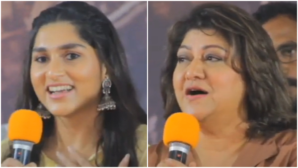 Malashree thanked Darshan and Tharun Sudhir for Kaatera opportunity Malashree thanked Darshan and Tharun Sudhir for Kaatera opportunity