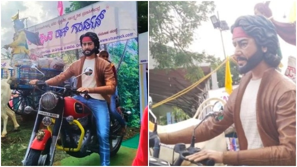 Kaatera Actor Darshans standy at Dharwad Krishi Mela 2023