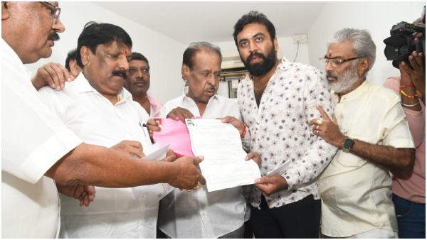 Producer MN Suresh files nomination for Karnataka Film Chamber of Commerce president election Producer MN Suresh files nomination for Karnataka Film Chamber of Commerce president election