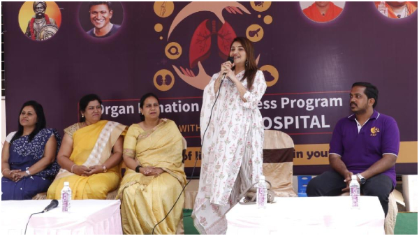 Actress Karunya Ram organ donation camp 