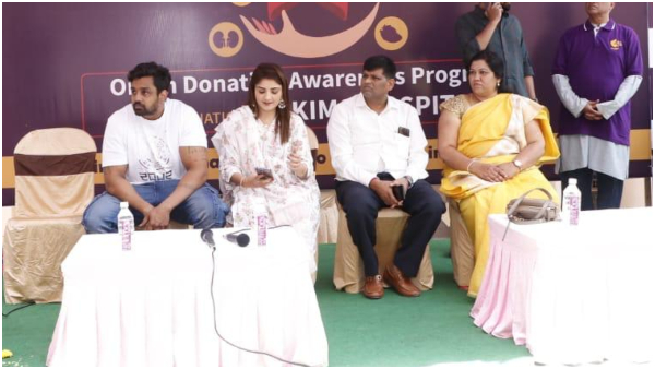 Actress Karunya Ram organ donation camp 