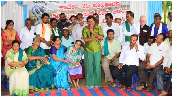 leelavathi-vinodraj-kaveri-protest leelavathi-vinodraj-kaveri-protest