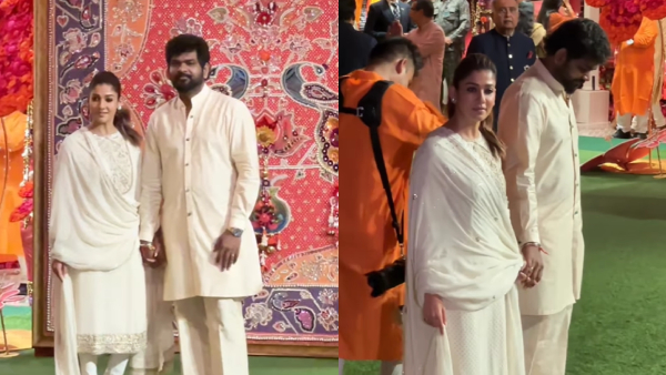 Nayanthara, Vignesh Shivan at Ambanis Ganpati Chaturthi celebrations 