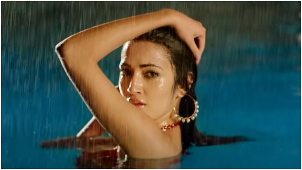 Neha shetty and director Rathinam Krishna fougt while Sammohanuda song shooting