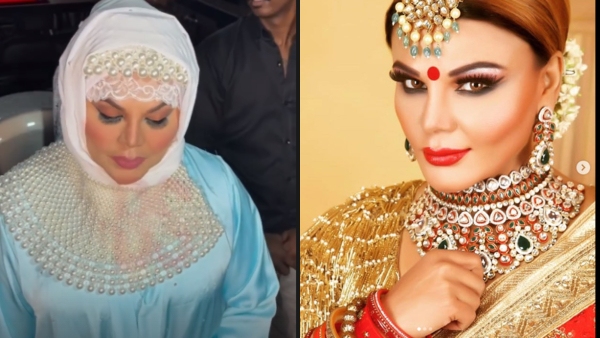 rakhi-sawant-wears-red-abaya-with-silver-crown