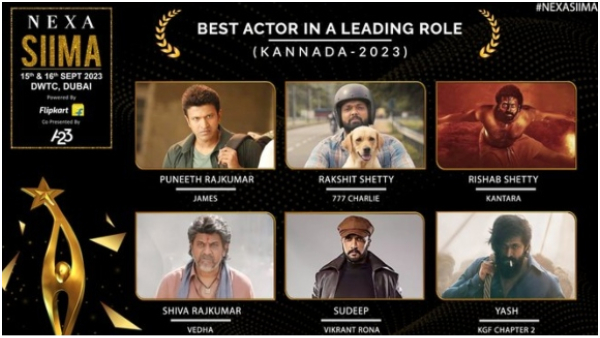 SIIMA Awards 2023 Dubai: here is Kannada movie complete Nomination list 