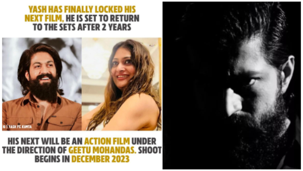 Yash with Hollywood stunt Director JJ Perry in London also undergoing look tests 