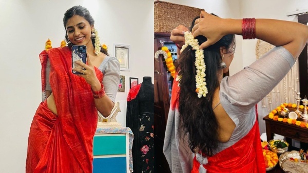 Kantara Actress Sapthami Gowda Wished for Dasara Festival