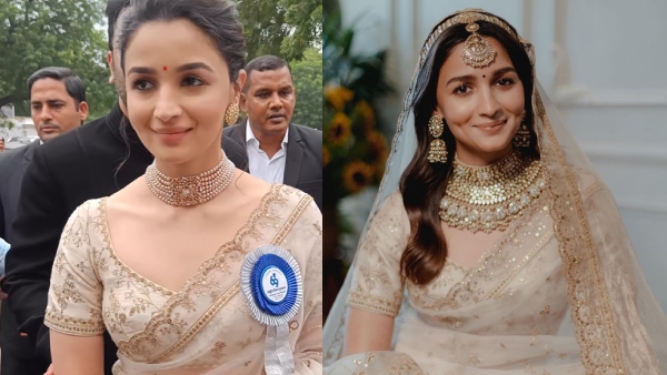 Actress Alia Bhatt accepts National Film Award in her wedding saree, fans reaction