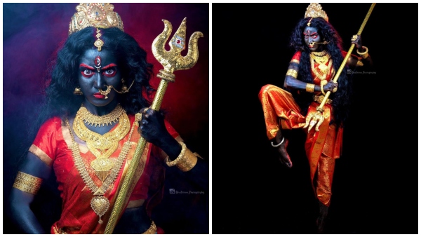 Sathya serial fame Actress Anu janardhan looks beautiful as Goddess Durga