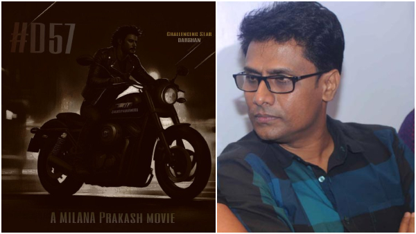 Darshan 57th movie with Milana Prakash after completion of Kaatera Darshan 57th movie with Milana Prakash after completion of Kaatera