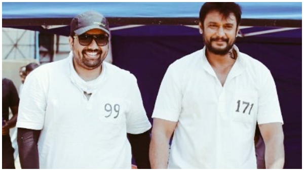 Kaatera actor Darshan gifts a Harley Davidson x440 Bike to director Tharun Sudhir