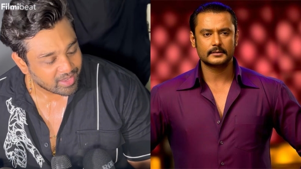 Action prince Dhruva Sarja talks about Darshan Thoogudeepa