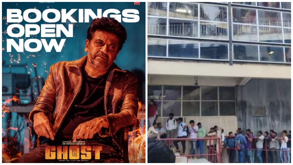 Shivarajkumars Ghost Advance booking is now open: Fans Show sold out Shivarajkumars Ghost Advance booking is now open: Fans Show sold out