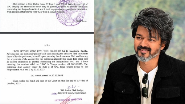 Vijays Leo Telugu release withheld till 20th October, Hyderabads City Civil Court Order