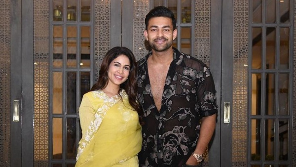 Actor Varun Tej and Lavanya Tripathis pre wedding celebration in Hyderabad