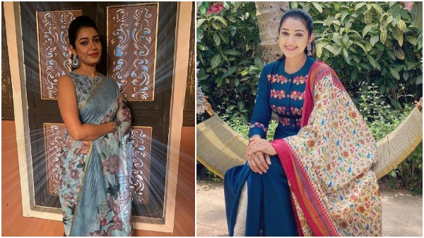 Amruthadhare Bhoomika fame Chaya Singh is also recognised as an anchor 