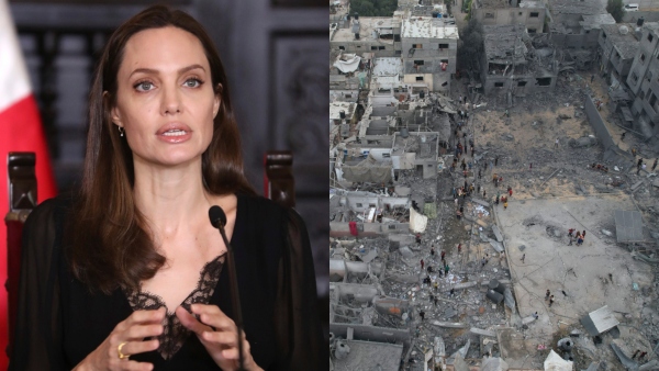 Whole families are being murdered: Actress Angelina Jolie slams Israel for attack on Gaza Whole families are being murdered: Actress Angelina Jolie slams Israel for attack on Gaza